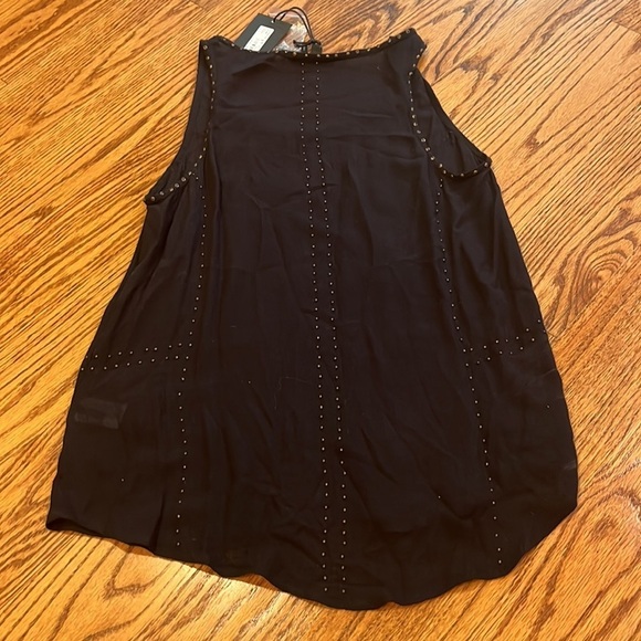 NWT PAIGE Woman’s Black Lisette Tank Size S - Picture 4 of 5